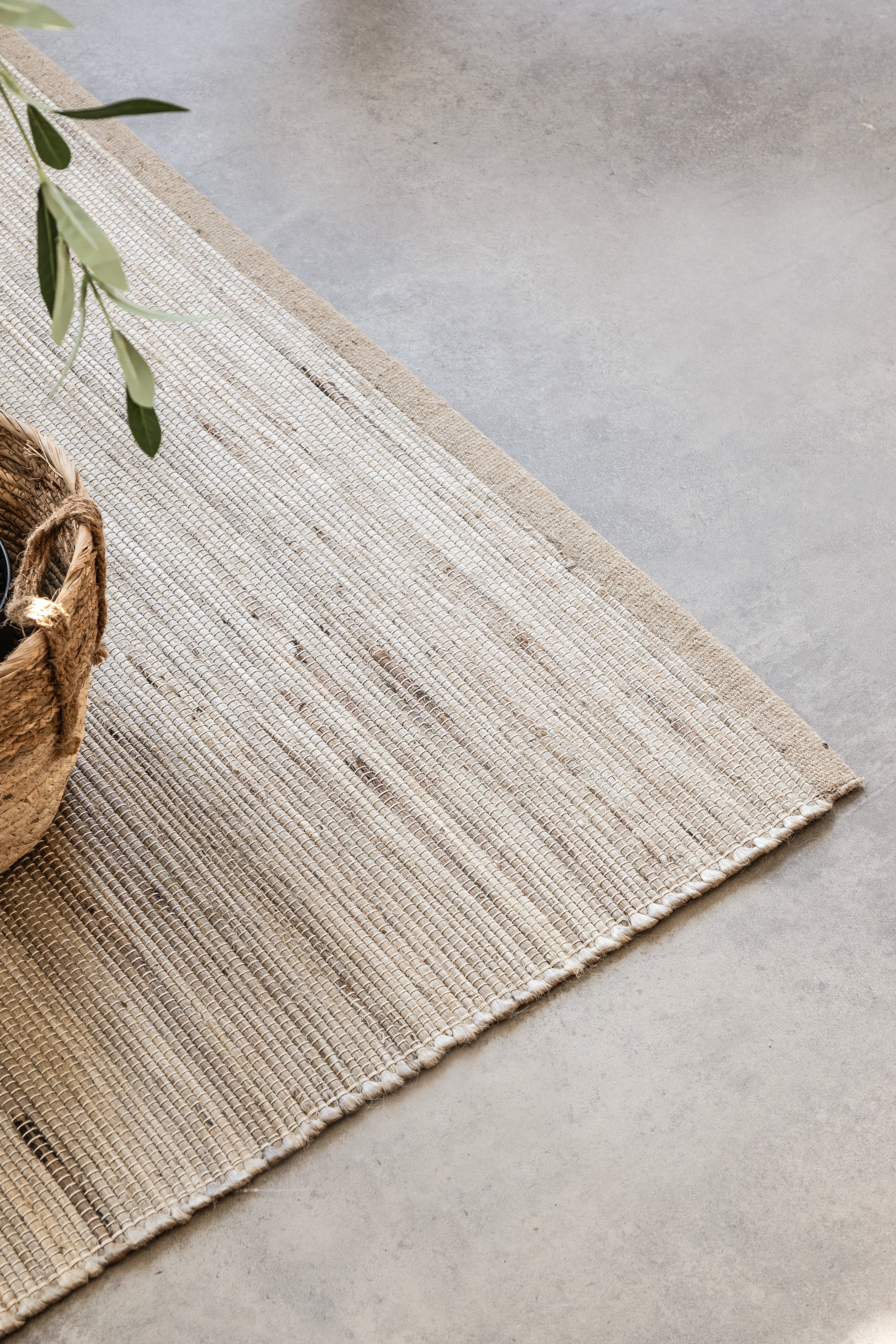Hanse Home Handloom 1.0 Jutematta Dhaka natur grå brun