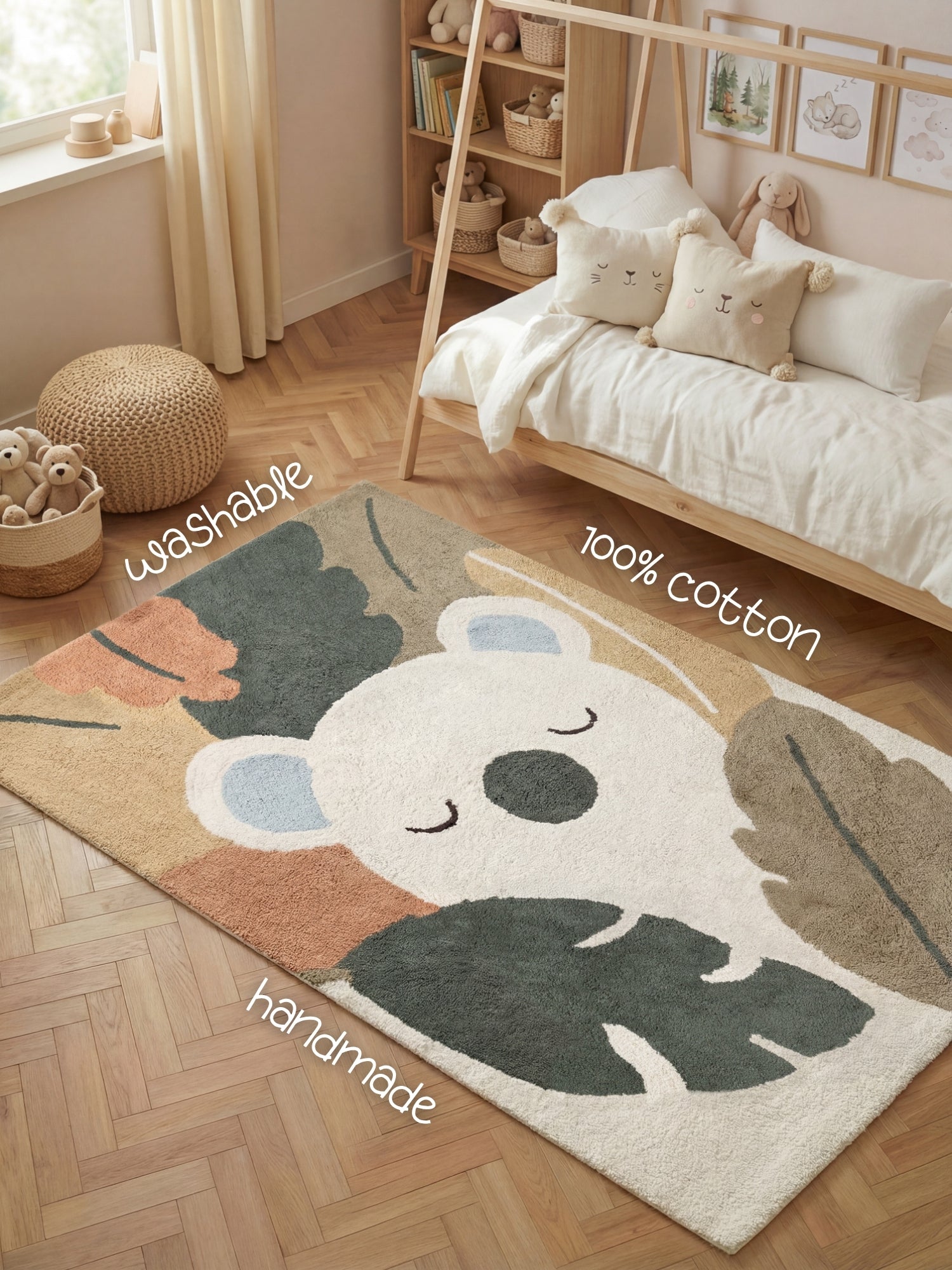 Hanse Home Snuggle Barnmatta Rio creme flerfärgad