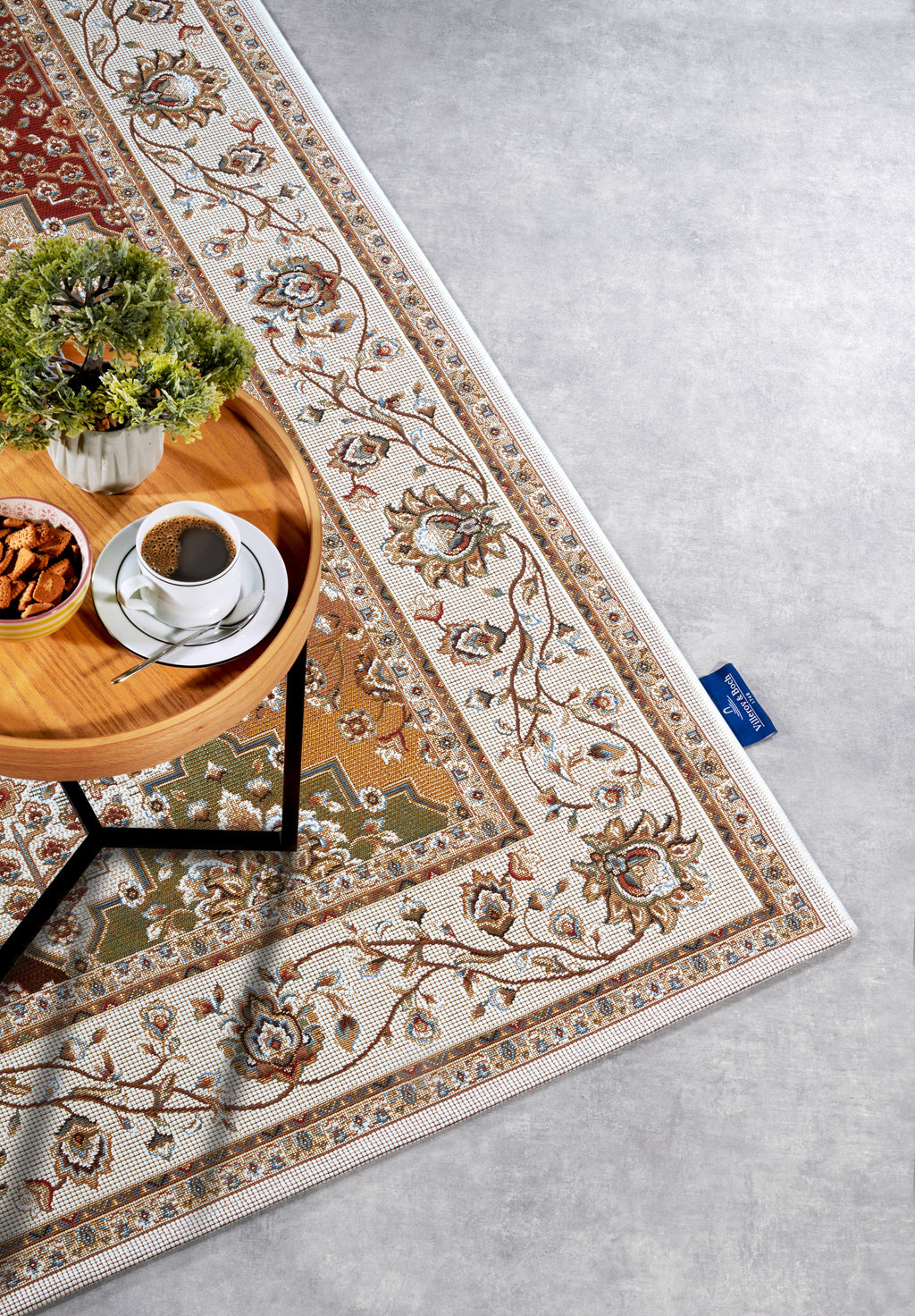 Villeroy & Boch 1767 Inom- och utomhusmatta Pierre creme flerfärgad