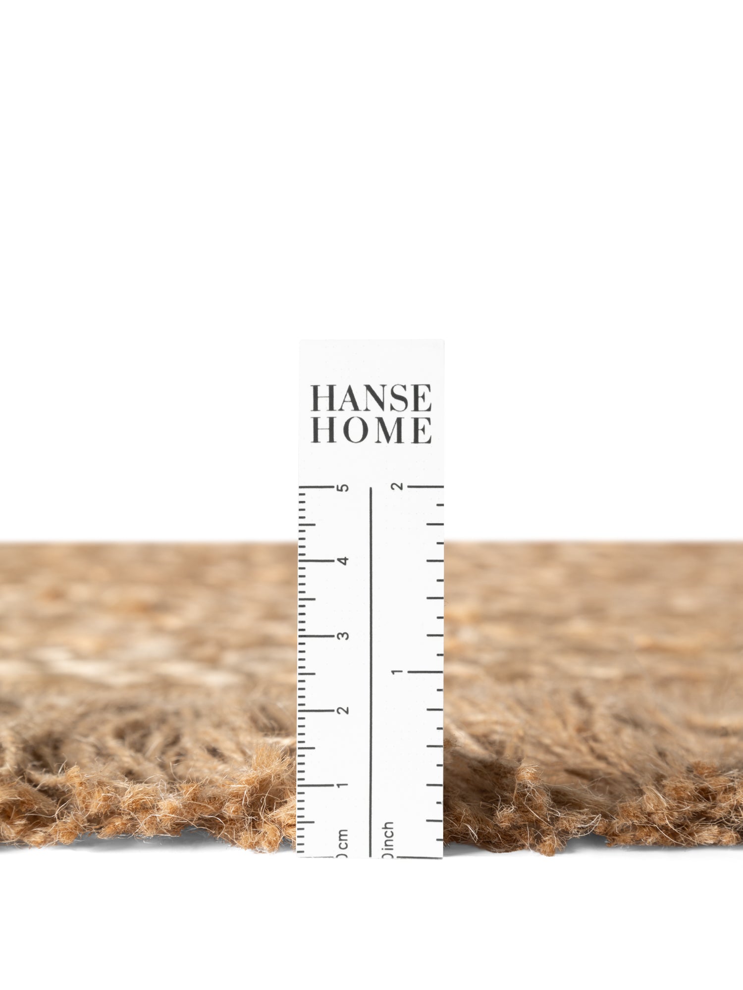 Hanse Home Jute Braided Jutematta rund Nuru natur guld
