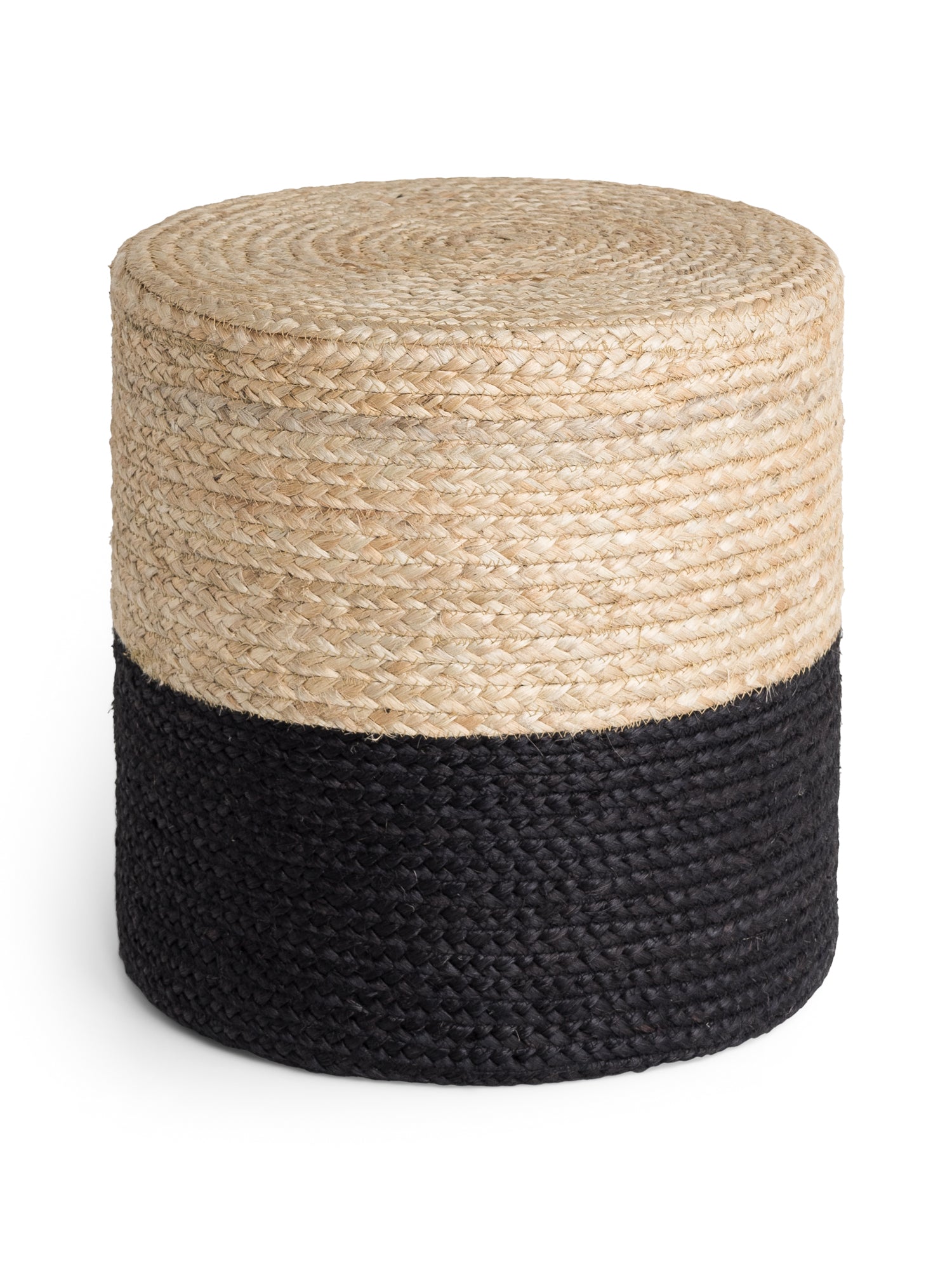 Hanse Home Looma Jutepuff Looma natur guld svart