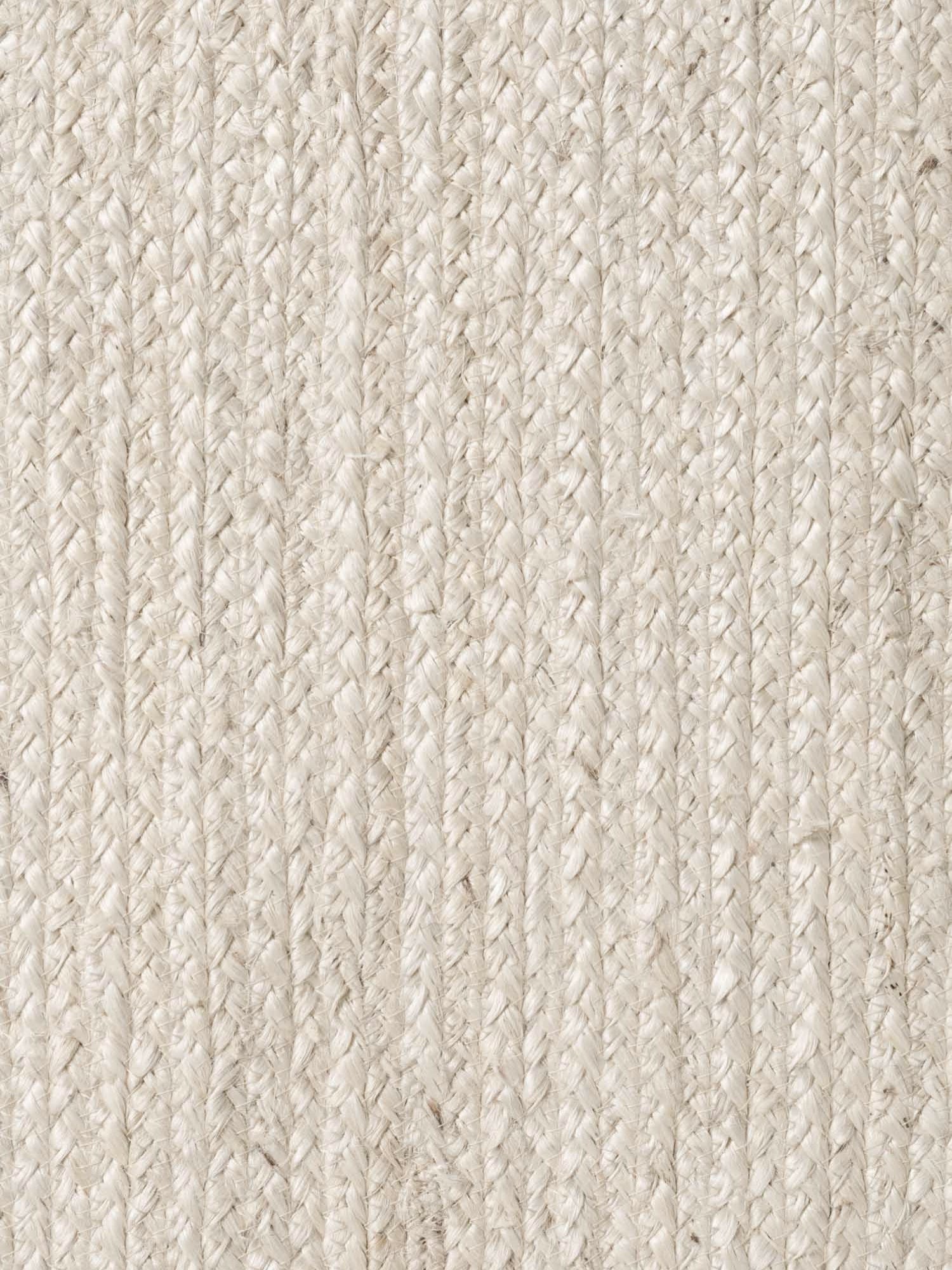 Hanse Home Jute Braided Jutematta oval Rangpur vit