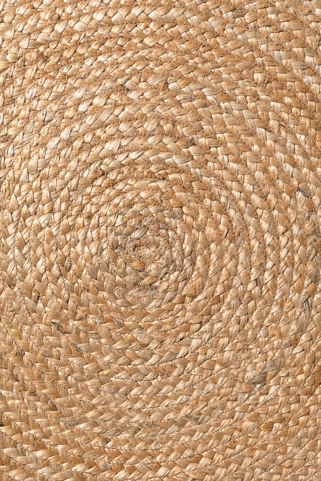 Hanse Home Jute Braided Jutematta rund Nuru natur guld