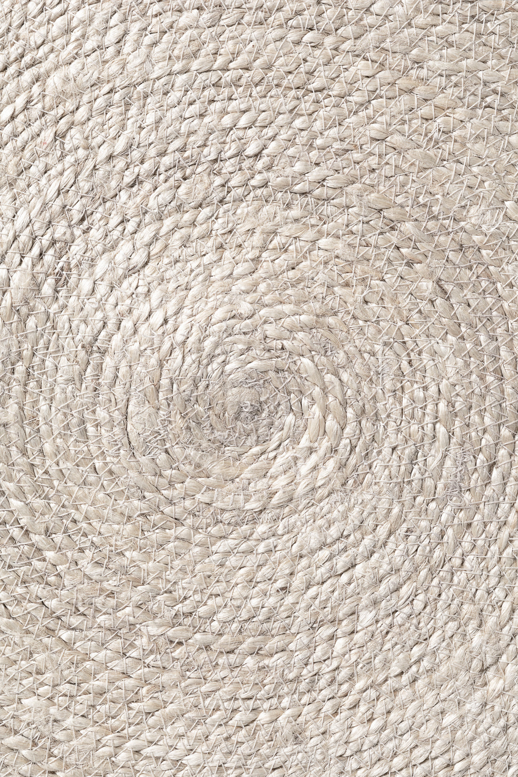 Hanse Home Jute Braided Jutematta rund Lina natur elfenben svart