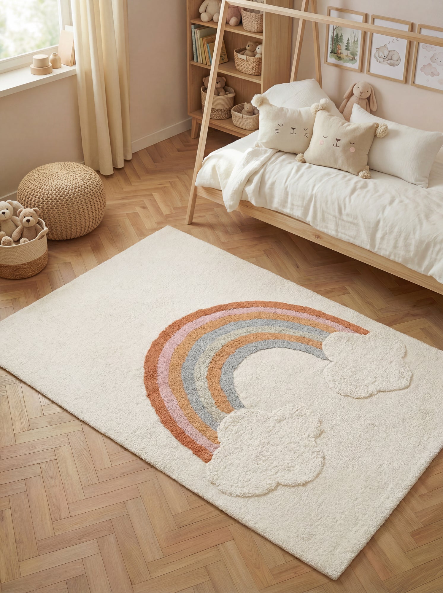 Hanse Home Snuggle Barnmatta Petite Melodie creme flerfärgad