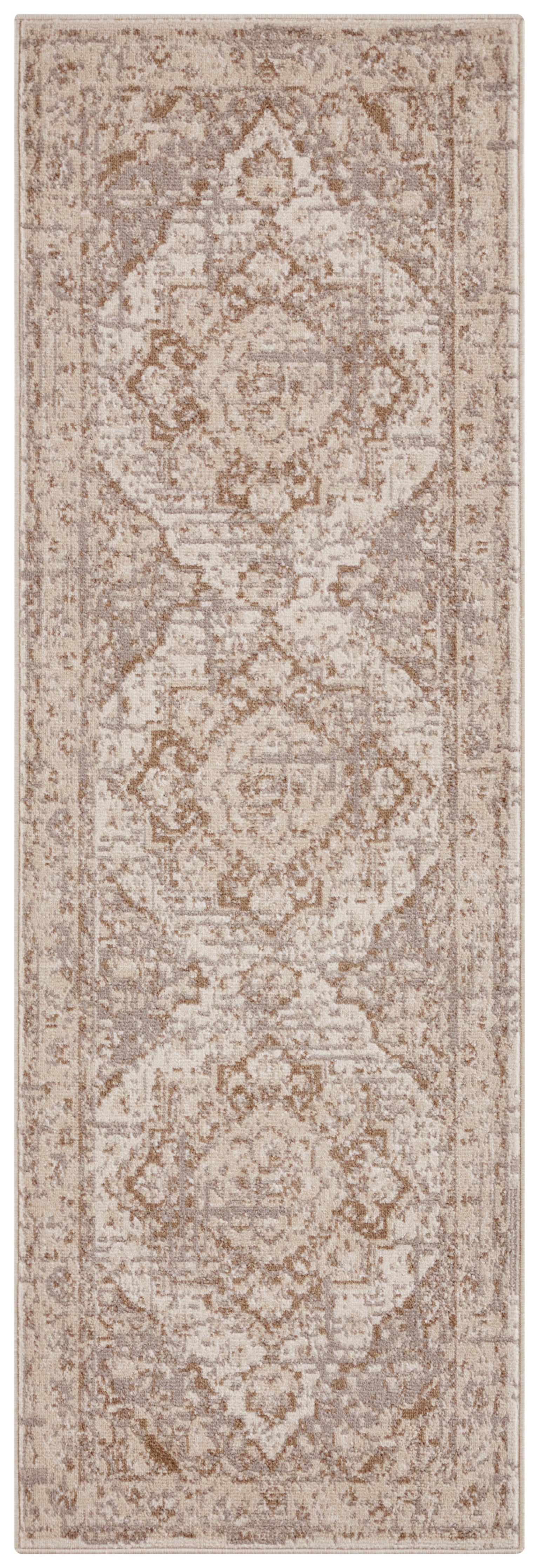Hanse Home Terrain Designerkortluggsmatta Sand creme brun