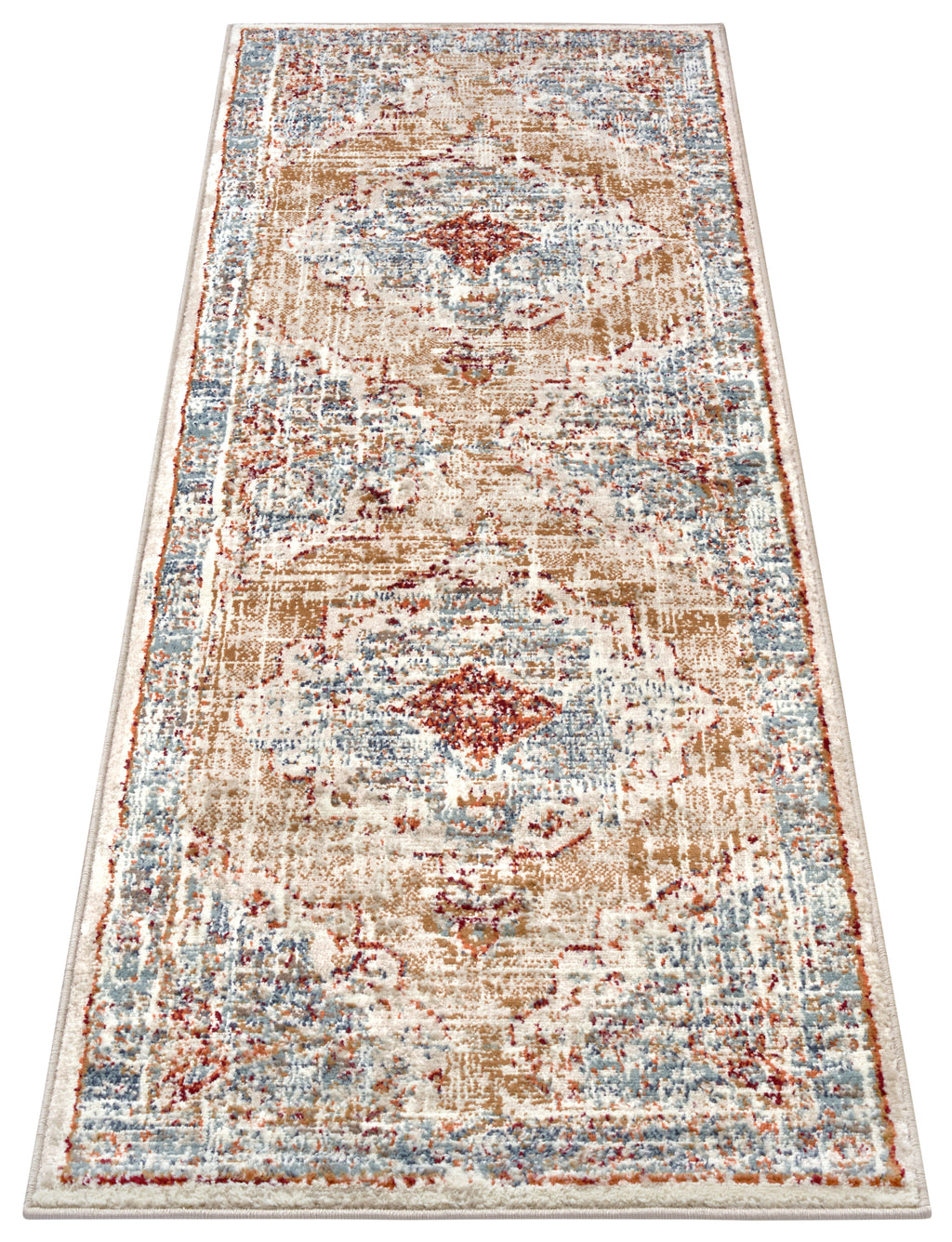 Hanse Home Kortluggsmatta Strozzi beige blå flerfärgad