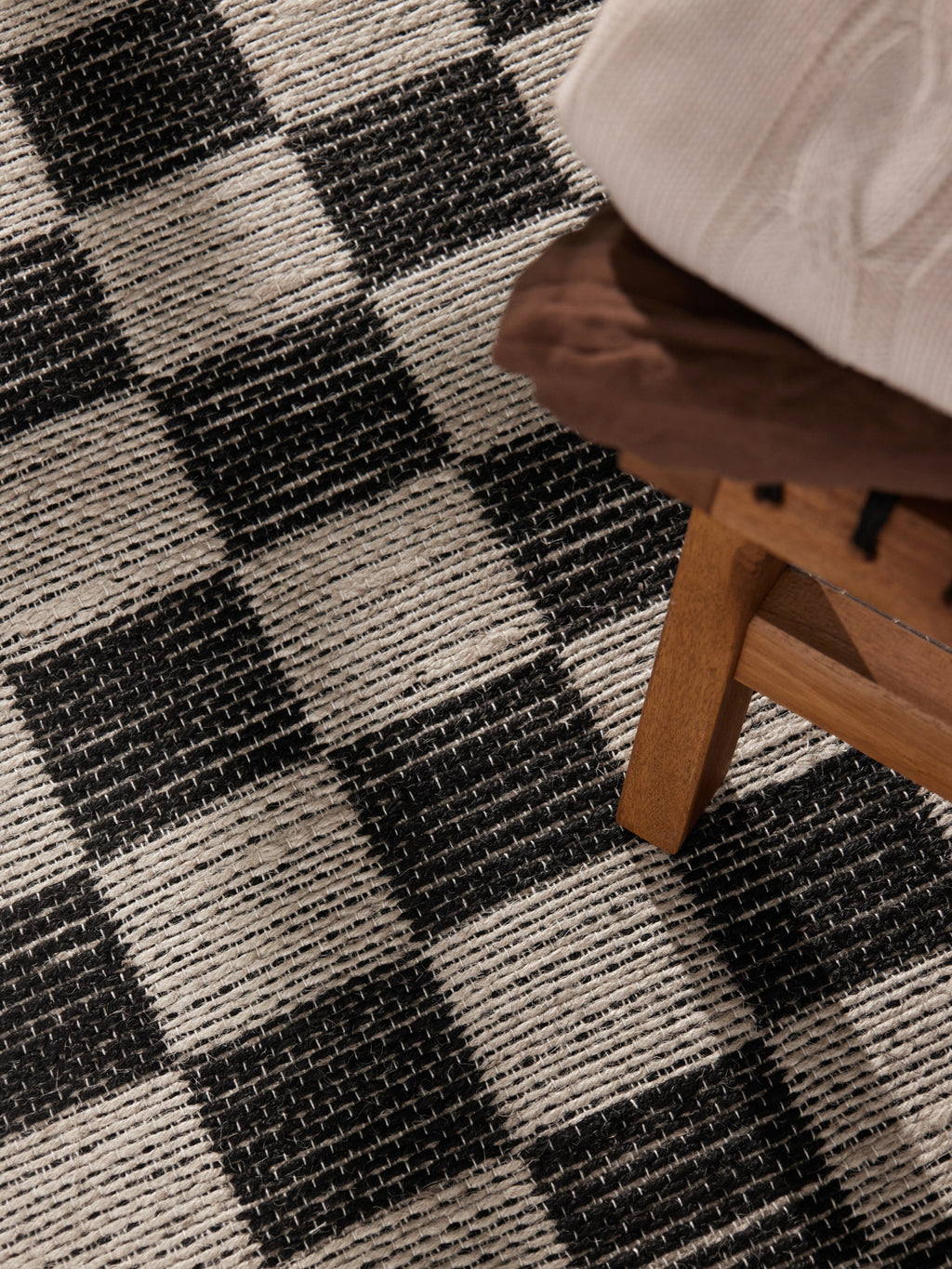 Hanse Home Handloom 1.0 Jutematta Rex natur vit svart