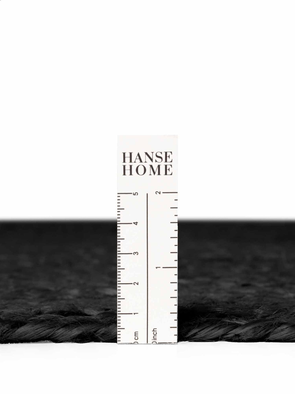 Hanse Home Jute Braided Jutematta rund Rangpur svart