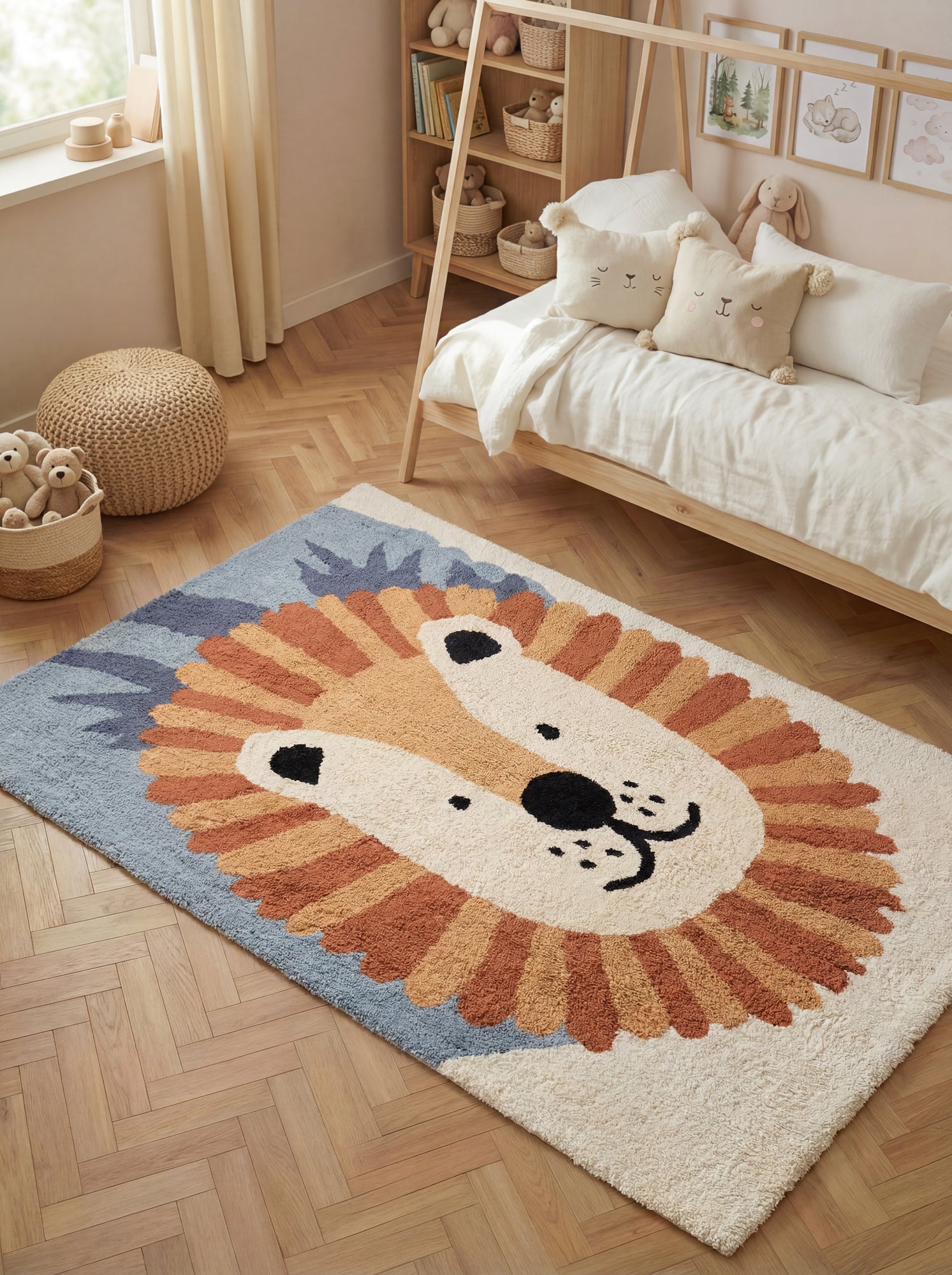 Hanse Home Snuggle Barnmatta Samba creme flerfärgad