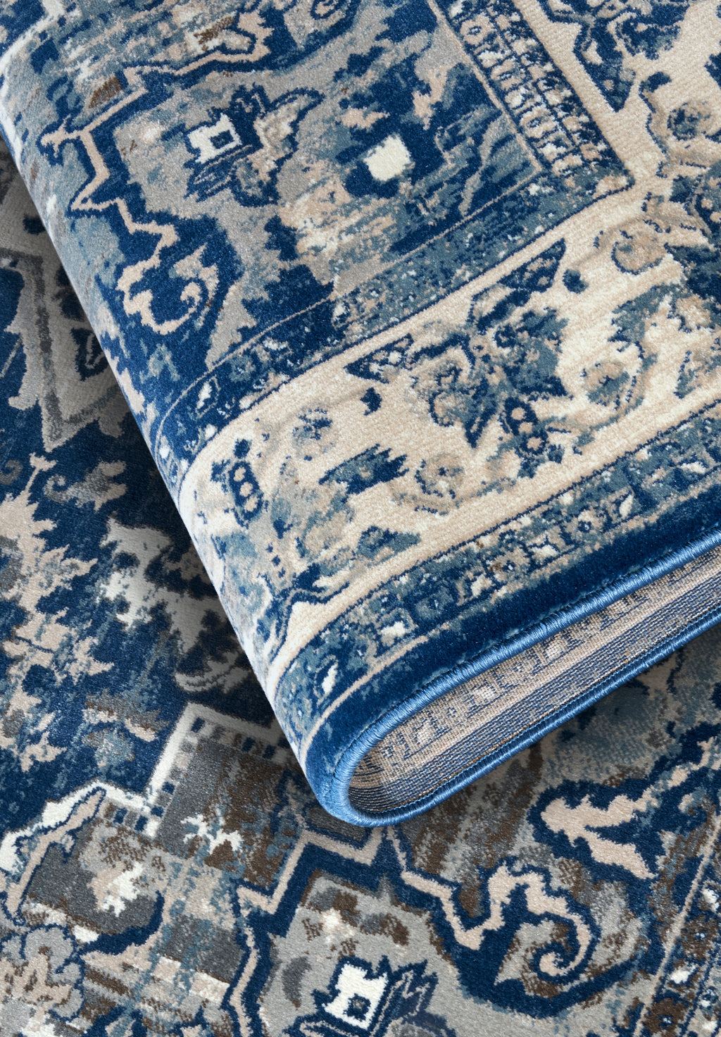 Villeroy & Boch 1869 Kortluggsmatta Jehanne blå creme