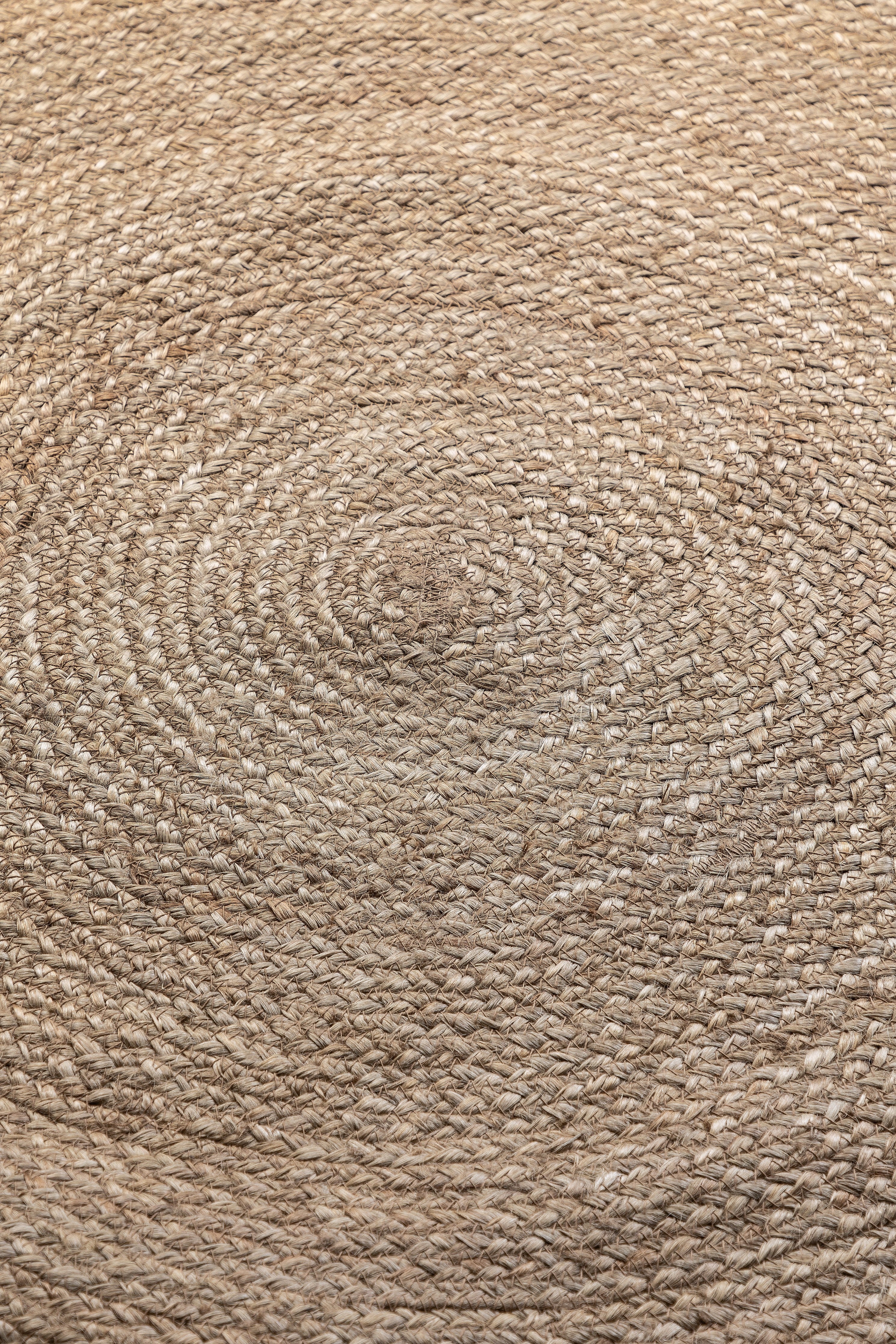 Hanse Home Jute Braided Jutematta rund Rangpur natur grå brun