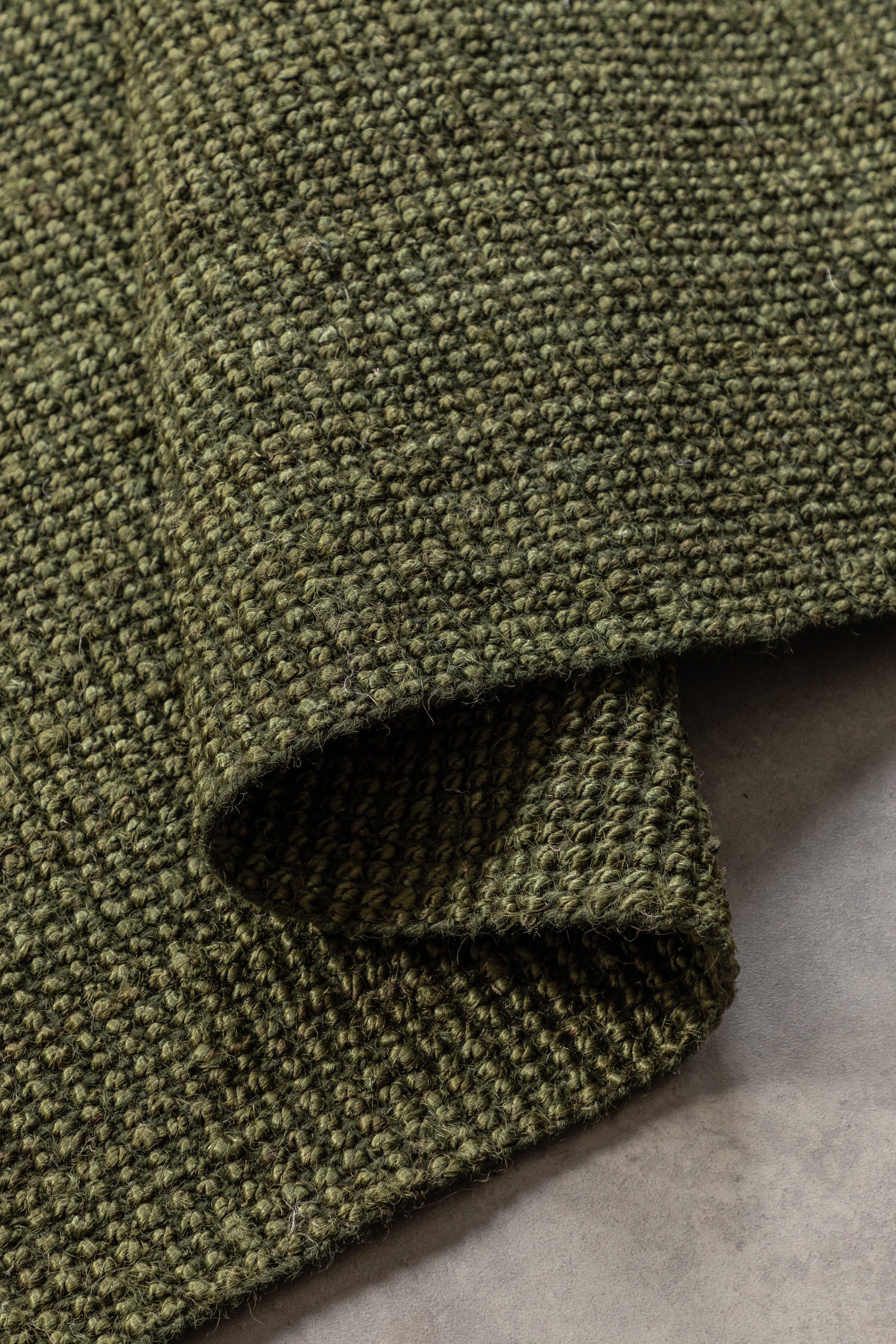 Hanse Home Bouclé-jutematta Jaipur djungelgrön