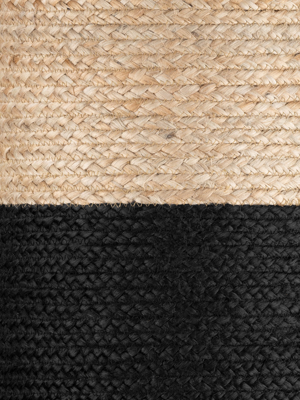 Hanse Home Looma Jutepuff Looma natur guld svart