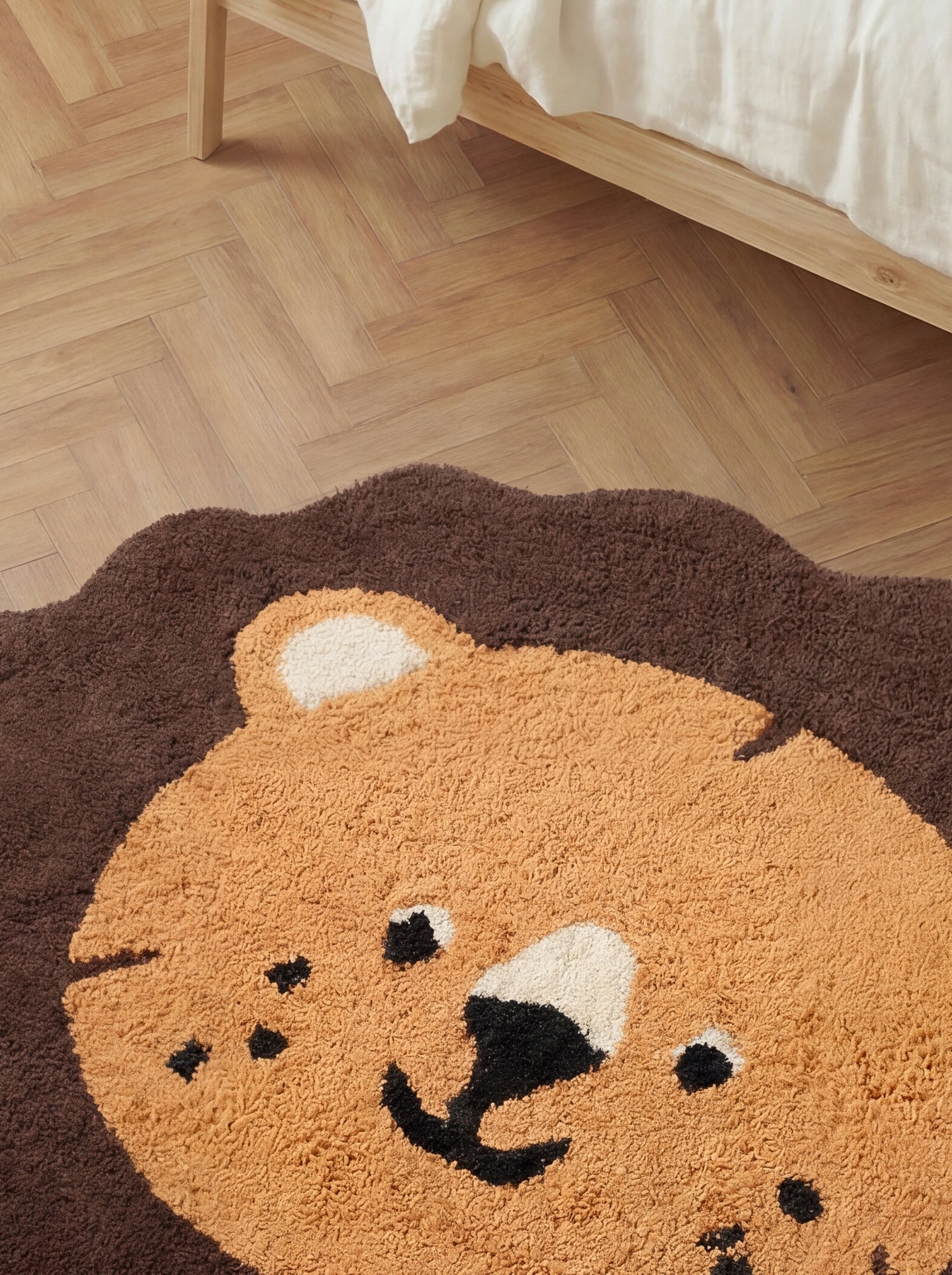 Hanse Home Snuggle Barnmatta Lea brun flerfärgad
