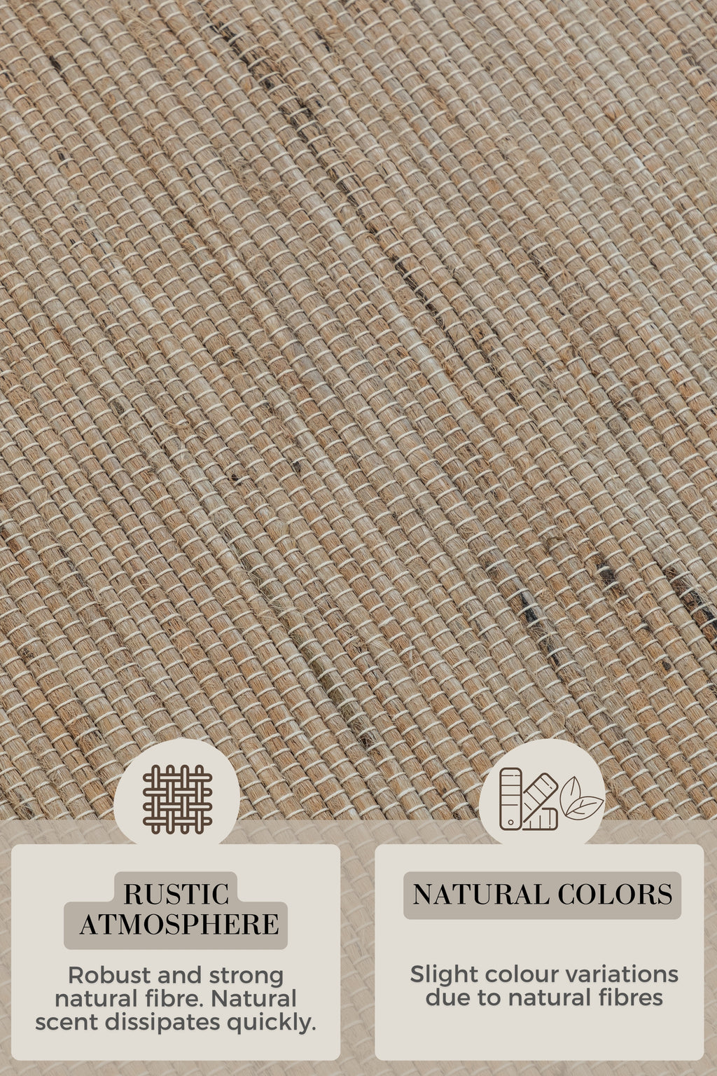 Hanse Home Handloom 1.0 Jutematta Dhaka natur gyllene beige