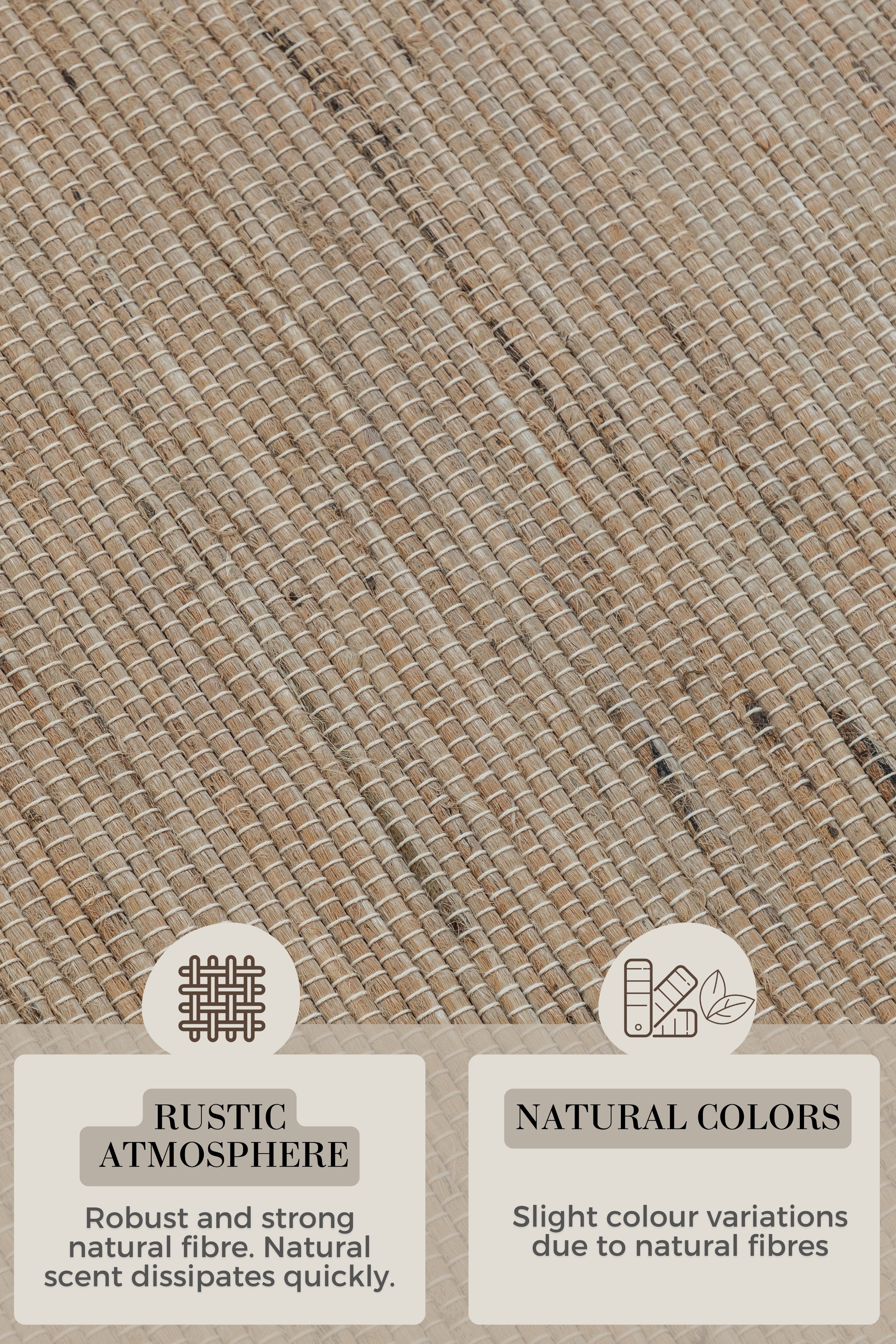 Hanse Home Handloom 1.0 Jutematta Dhaka natur gyllene beige