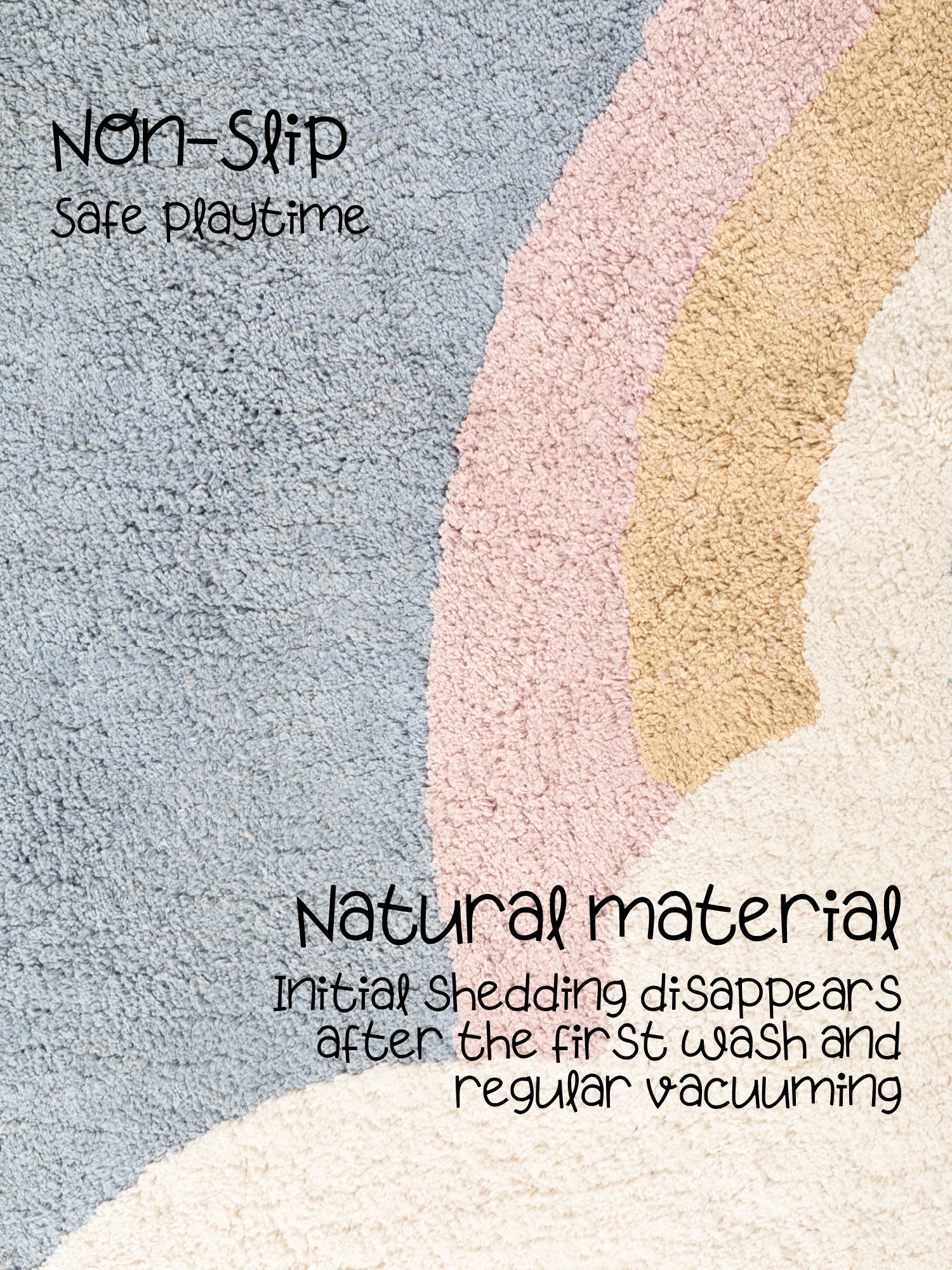 Hanse Home Snuggle Barnmatta Nappi creme flerfärgad