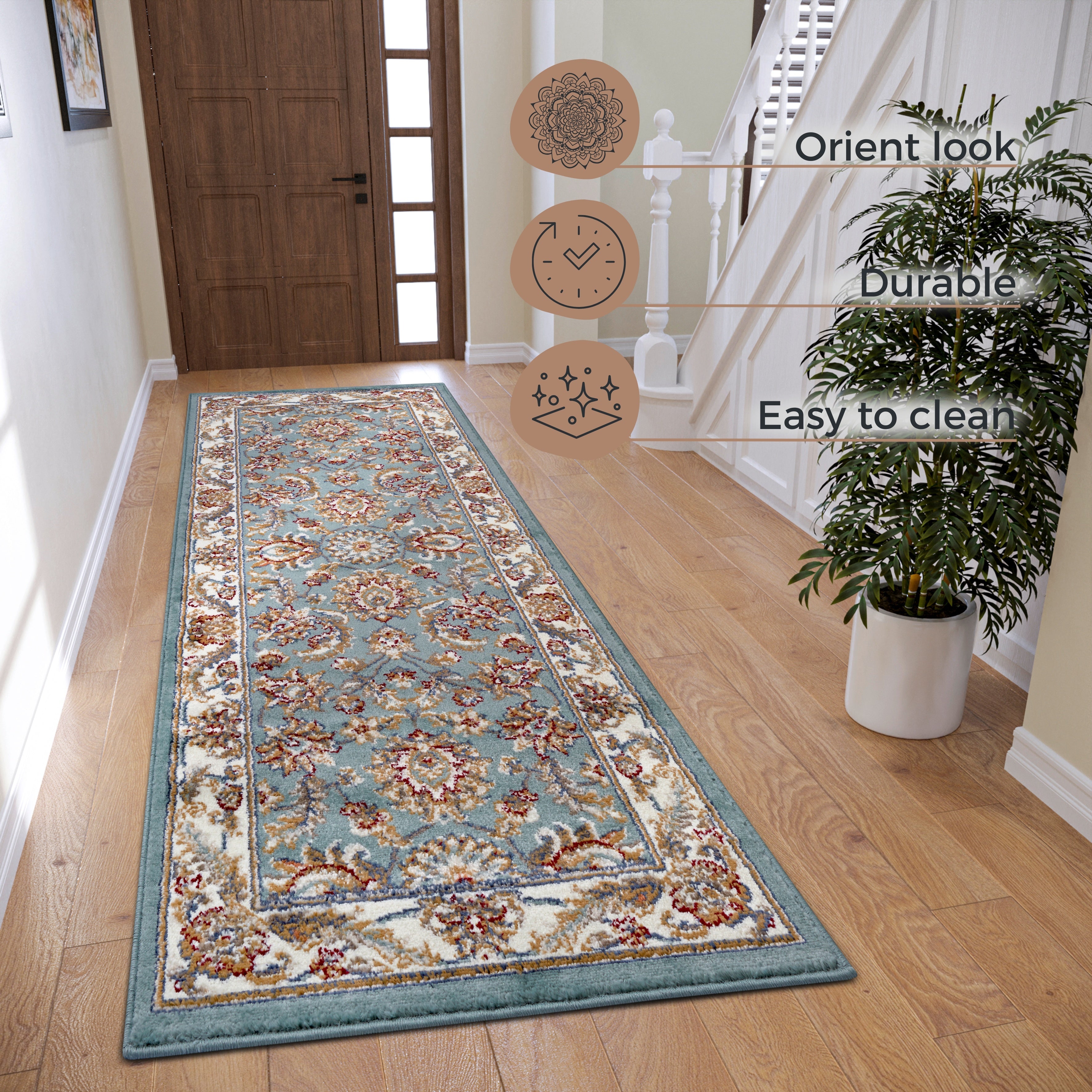 Hanse Home Orient Matta Reni mint creme