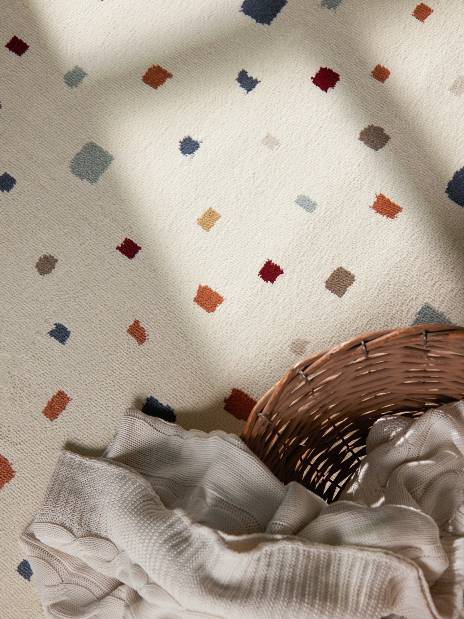 Hanse Home Adventures Barnmatta Funny Squares creme flerfärgad