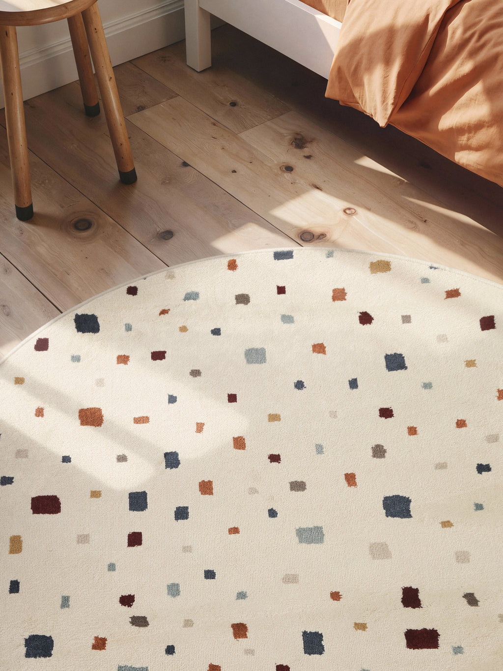 Hanse Home Adventures Barnmatta Funny Squares creme flerfärgad