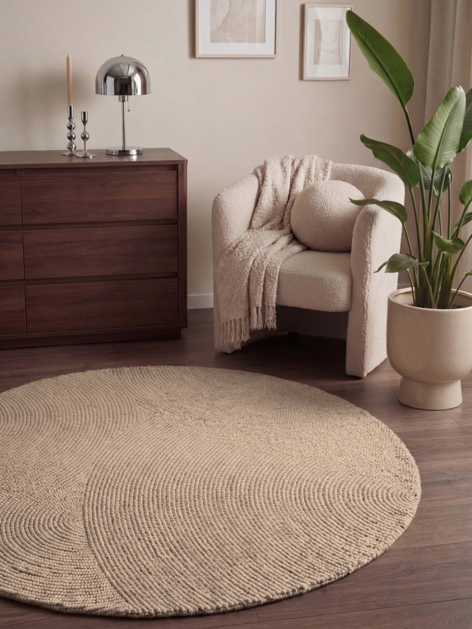 Hanse Home Calmio Ullmatta Calmio ljusbeige