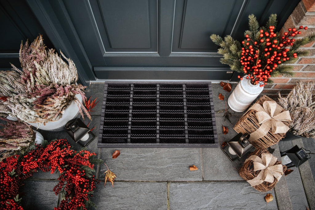 Hanse Home Mix Mats Dörrmatta Rubber-Cocos Brushes svart