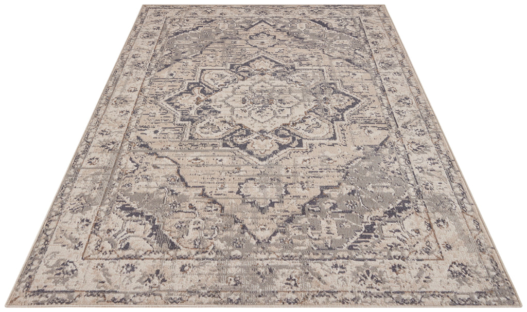 Hanse Home Terrain Designerkortluggsmatta Sand creme grå