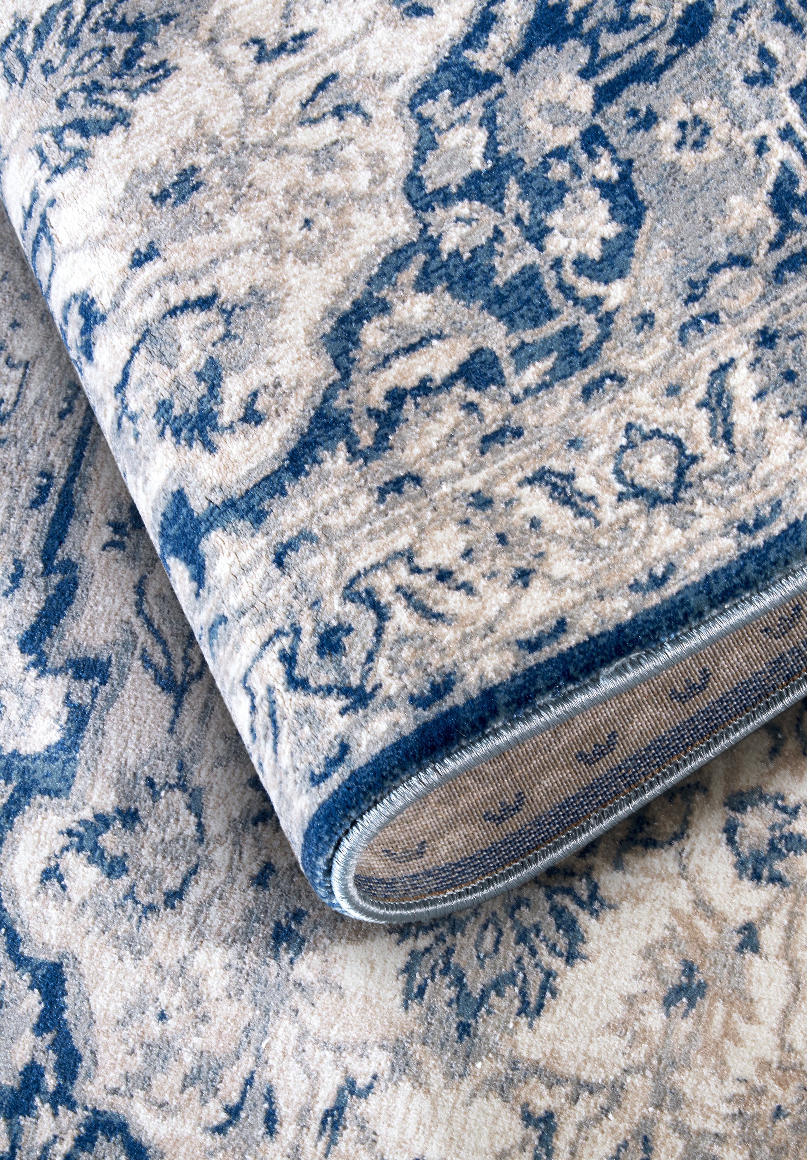 Villeroy & Boch 1869 Kortluggsmatta Gabrielle creme blå